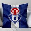 Chile U-University Club B Pillow Case Square Pillow Bedroom Sofa Leisure Comfort Cushion Car Living Room Home Decoration 40X40
