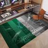 Custom Rug Ireland Rugby Pattern Print Name Text Soft Non‑Slip Floor Carpet for Home Indoor Decoration