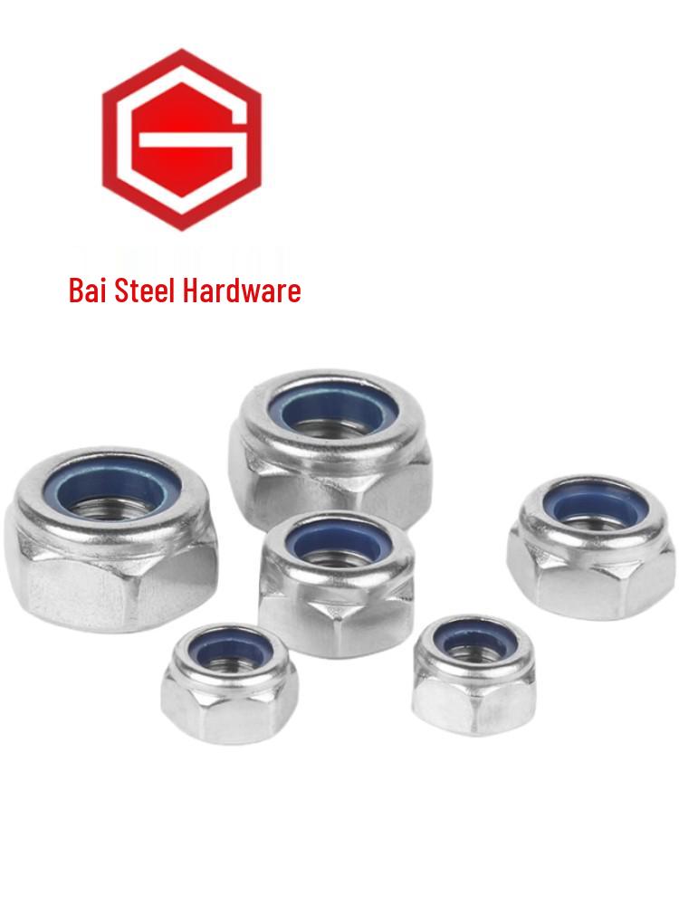 Grade 10 Nylon Self-Locking Anti-Slip Nut (M6-M30)