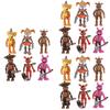 Sześcioczęściowy zestaw sześciu świecących figurek akcji Five Nights At Freddy's z ruchomymi stawami dla dzieci