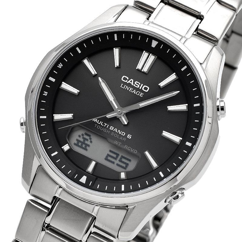 Casio watch Lineage Radio-Controlled Solar LCW-M100TSE-1AJF Men's Silver