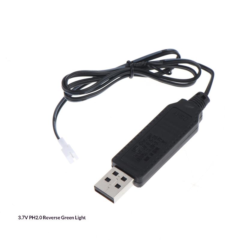3.7V Lithium Battery Usb Charging Cable 500Ma With Indicator Light Xh2.54 Jst Sm Connector For Rc Model Quadcopter Toy Battery