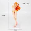 Charming One Piece Nami Pvc Figure In Colorful Bikini Swimsuit Decoration Model