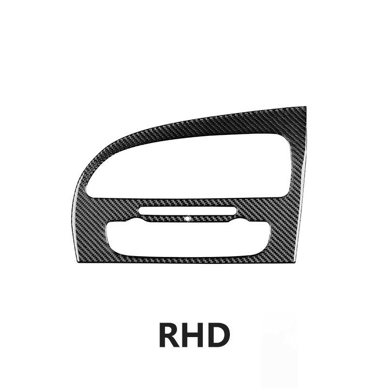 Car Center CD Panel Trim Accessories For Seat Leon 2005 2006 2007 2008 2009 2010 2011 2012 Interior Soft Carbon Fiber