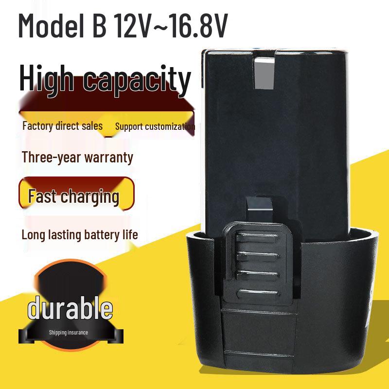 Universal Cordless Pistol Drill with 12V-18V Lithium Battery for Drill or Electric Screwdriver