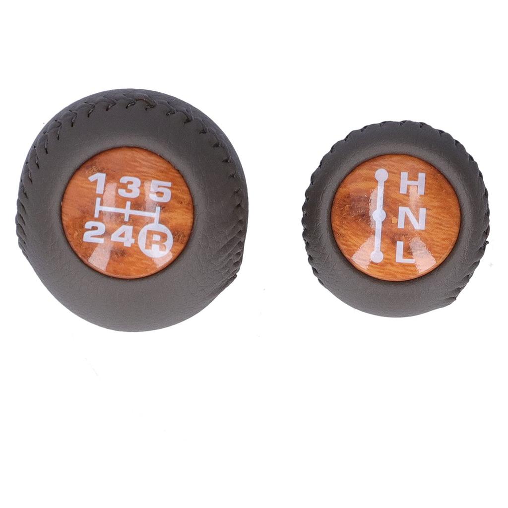 Gear Shift Knob, Qiilu Shift Knob, 5 Speed MT Gear Shift Knob Stick Lever Fits 33504-20120-C04 Runner/Hilux/Land Cruiser Prado (Tan)