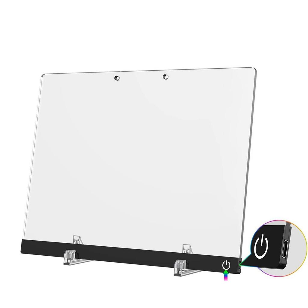 5mL A Rechargeable Children's Drawing Board, Measuring 35*25cm. It Is A  Board With 4 Modes And 7 Colors Of Illuminated Doodling Notepad. It Comes W