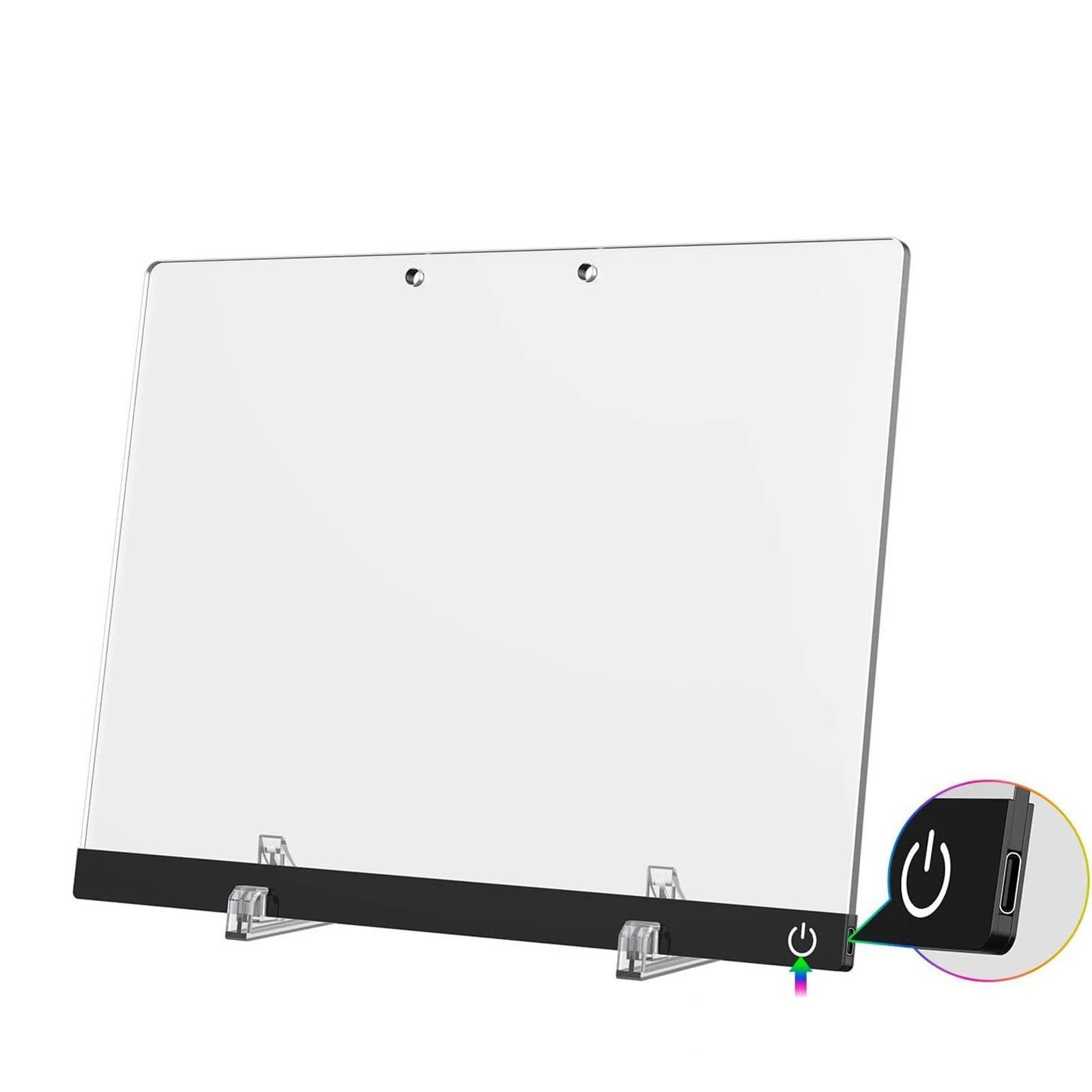 

5mL A Rechargeable Children s Drawing Board, Measuring 35*25cm. It Is A Board With 4 Modes And 7 Colors Of Illuminated Doodling Notepad. It Comes W One Size