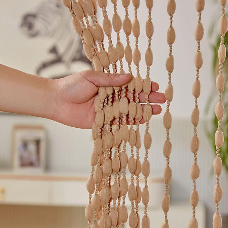 100x200cm Home Decor Bead String Curtain Panels Door Fly Screen Room Divider Tassel Curtain Hotel Wedding Salon Decor Curtains
