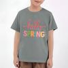 Easter Children's Neck Short Sleeve Print Top