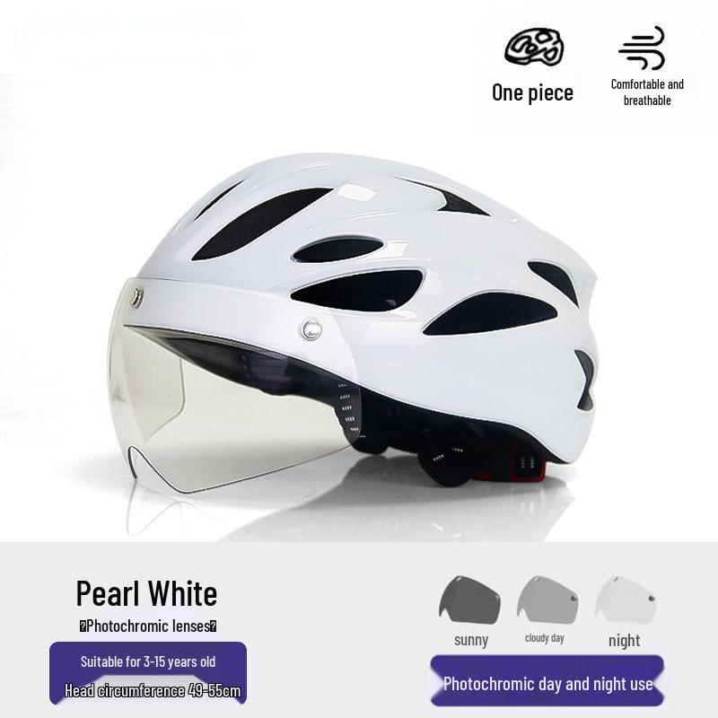 Ultra-Light Safety Helmet with Goggles for Kids & Teens: Ideal for Biking, Skating, and Skateboarding
