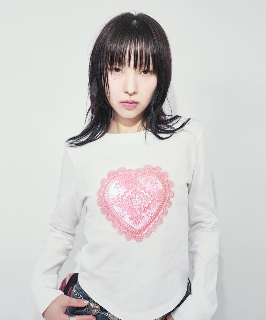 RUSTICCLUB Heart Concho Long Sleeve_White