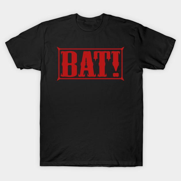 

Men Black Print T-shirt Bat! No-Cut Transfer Paper Print Cotton Tshirt XL чорний
