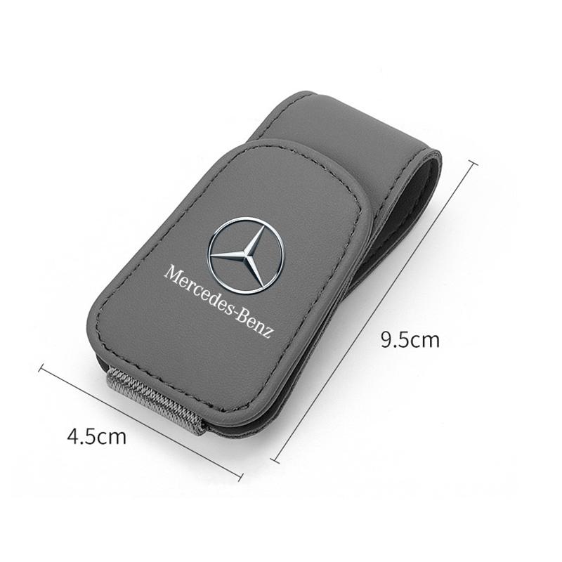 Car Sun Visor Sunglasses Clip Magnetic Glasses Holder For Mercedes Benz W203 W204 W205 W206 W212 CLK GLA C E S Class Accessories QX3