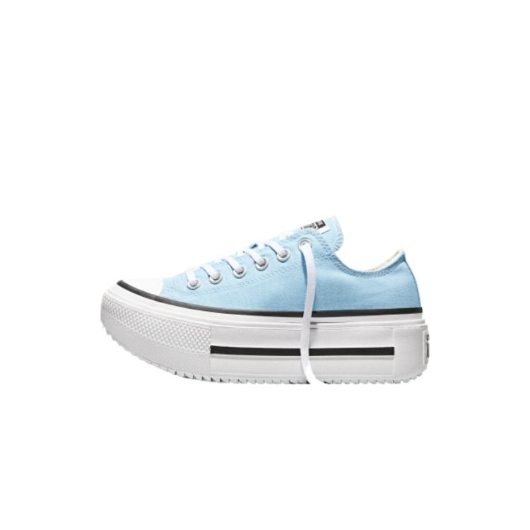

Converse Chuck Taylor All Star Double Stack Fashionable Pure Low Top Canvas Shoes Women sneaker A19900C 38