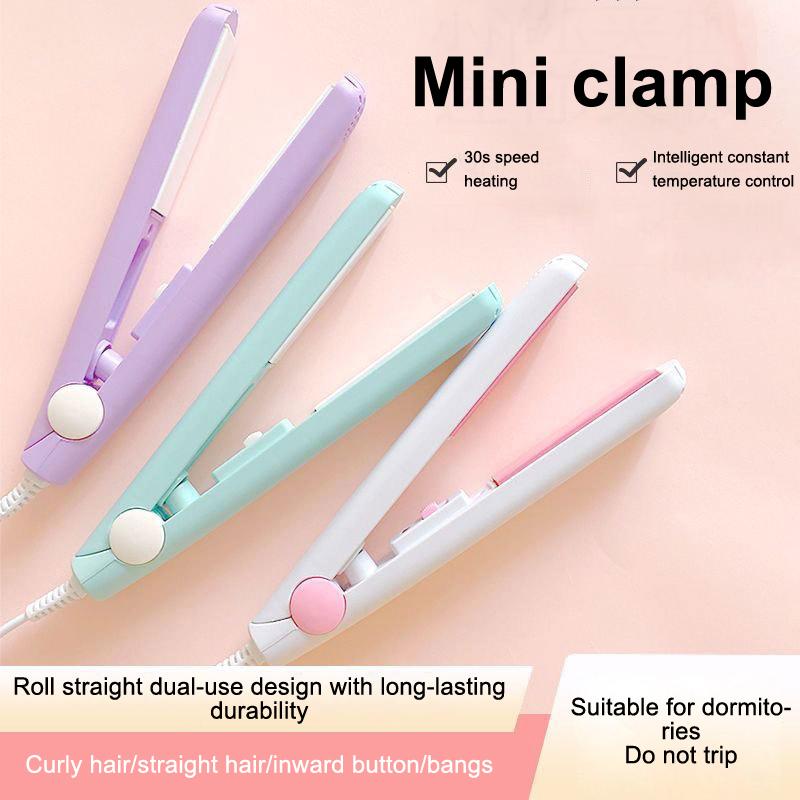 3 In 1 Hair Iron High Quality Flat Iron Straightening Hot Comb Mini Professional Hair Straightener & Curling Iron Styling Tools