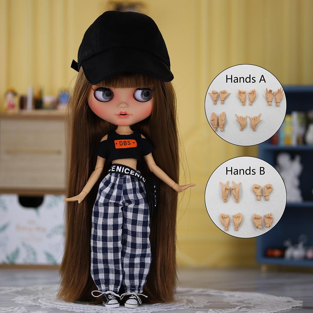 ICY Blyth Puppe 1/6 Puppe BJD Gelenkkörper Tan Haut Mattes Gesicht 30cm Spielzeug Geschenk Anime Girl SD