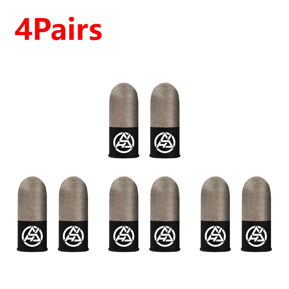1-10 Pair Luminous Fingertips Sweat-Proof Game Finger Sleeve Finger Cots Cover Sensitive Mobile Touch Glove for PUBG Phone Games