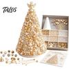 Bead Craft Kit for Christmas DIY Beaded Tree Adults, Kit, Ornament Crafting Set 3D Handmade Holiday Tabletop Mantel Decoration Desktop