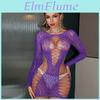 Sexy Erotic Womens Lingerie Hot Lingerie Fishnet Bodysuit Mesh Dress Babydoll Nightwear Bodystockings Sexy Lingerie Costume