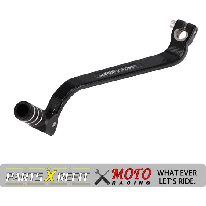 JFG RACING Motorcycle Gear Shifter Shift Lever Folding Tip CNC for KLR 650 KLR650 2021-2023 Black