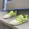 Autumn Soft-soled Low-top Board Shoes Leather Cloth Fight Breathable Lace-up Casual Shoes Tide Aj