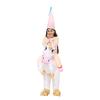 New Kids Colorful Unicorn Inflatable Costume Anime Suits  Mascot Halloween Party Cosplay Costumes for Man Woman Boys Girls
