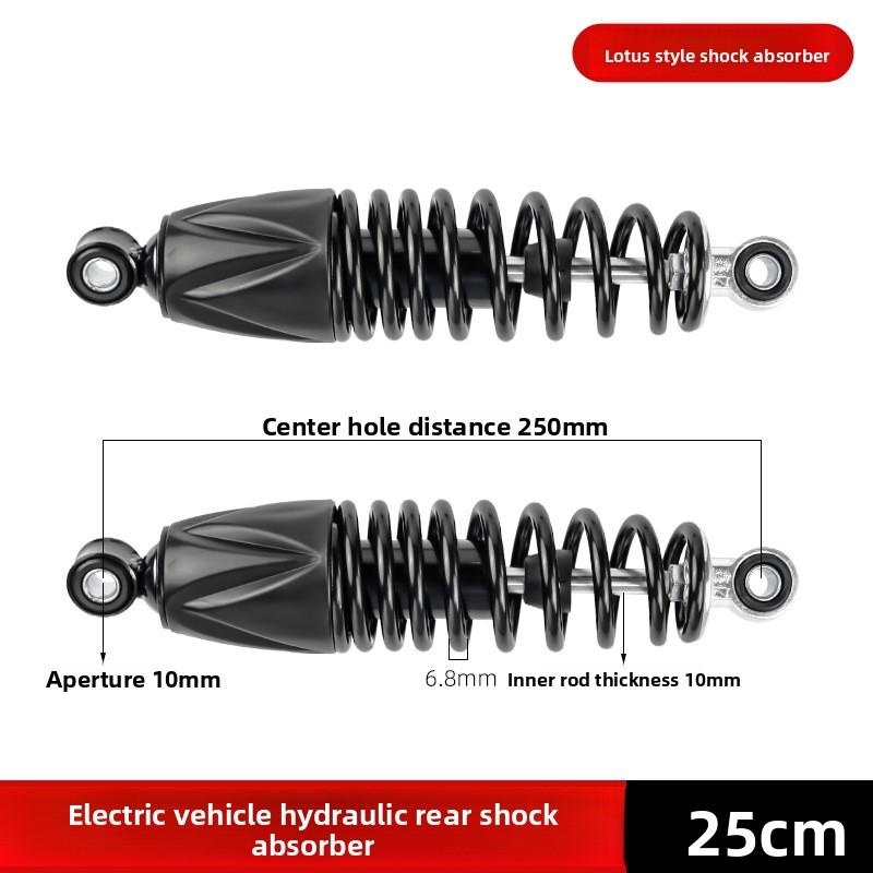 Universal Motorcycle Shock Absorber, Thickened and Reinforced Shock Absorber with Adjustable Hardness and Softness