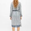 Shirt Dress with Belt Frieze Pattern Woman LA PETITE ETOILE