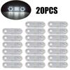 20PCS Truck Side Marker Indicator Lights 12-24V 21LED Car Trailer Side Light Winding Lamp LED Trailer Tail Signal Light