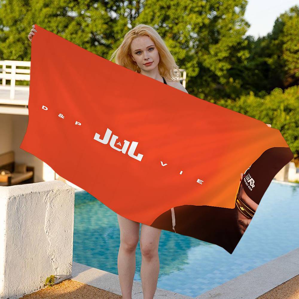 

Rapper Jul Inarretable Music Anime Beach Swimming Towel Soft Absorbent Washcloth Children s Gifts For Kids Travel Camping Gym W40*H60(CM)