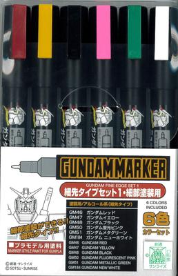 Gundam žymeklių rinkinys su plonu galiuku 1 AMS110