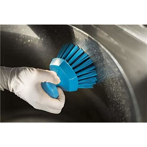 Vikan Hand Brush, Round, Hard Type, Green, 3885, Body: Polypropylene, Filament: Polyester, JBLD504