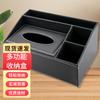 Organizador de Mesa de Couro com Porta-Lenços