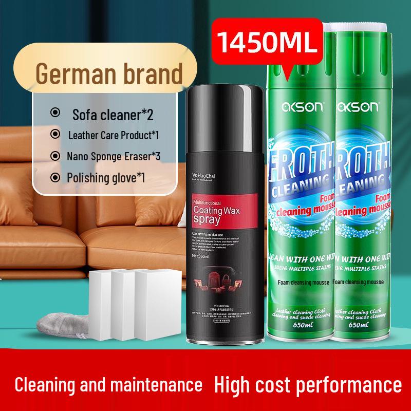 Leather Sofa Cleaner & Conditioner: Stain Remover & Maintenance Oil for Genuine Leather