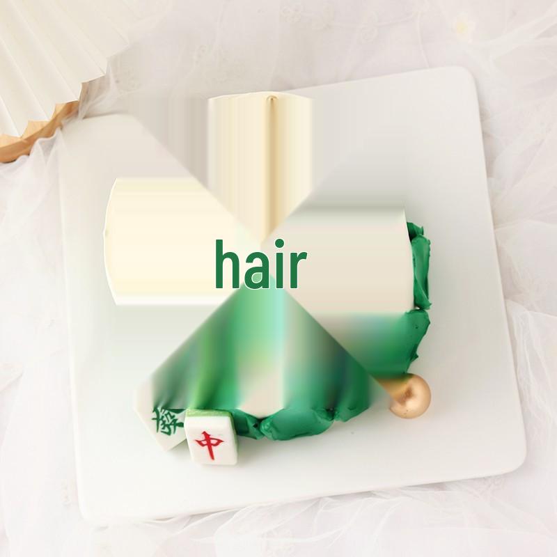 Soft Clay Mahjong Cake Decoration Ornament - Birthday Insert Card for Dessert Table Plug-in.