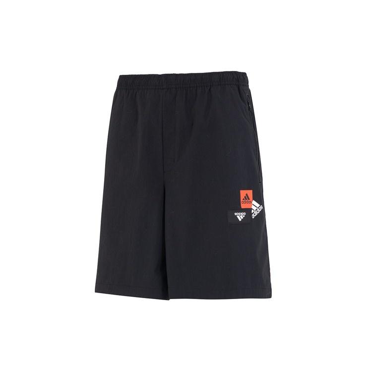 Men s adidas Mh Bp3 Wvsht Athleisure Casual Sports Solid Color Logo Shorts Black HM2972 M