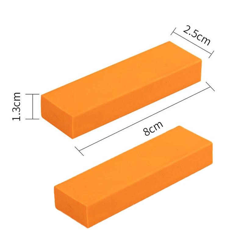 1/2Pcs Easy Limescale Eraser Bathroom Glass Rust Remover Rubber Household Kitchen Cleaning Tools Kitchen Toilet Rust Brush