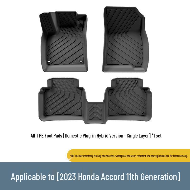 Eco-friendly TPE Floor Mats & Trunk Mat for 2023 Honda Accord