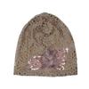 Butterfly Flower Women Slouchy Beanie Hip Hop Cap Winter Warm 5 Colors One Size