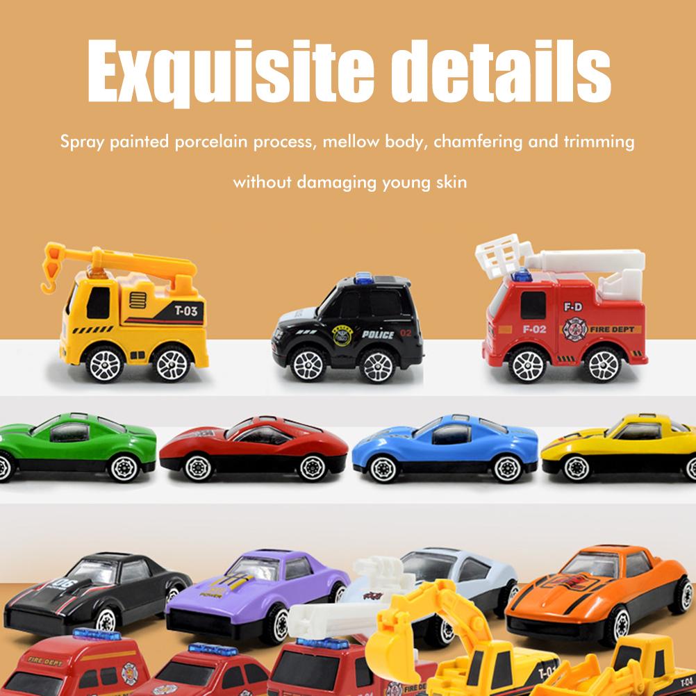 Christmas Advent Calendar 24 Days Countdown Calendar Toys Pull Back Cars Vehicles for Kids Party