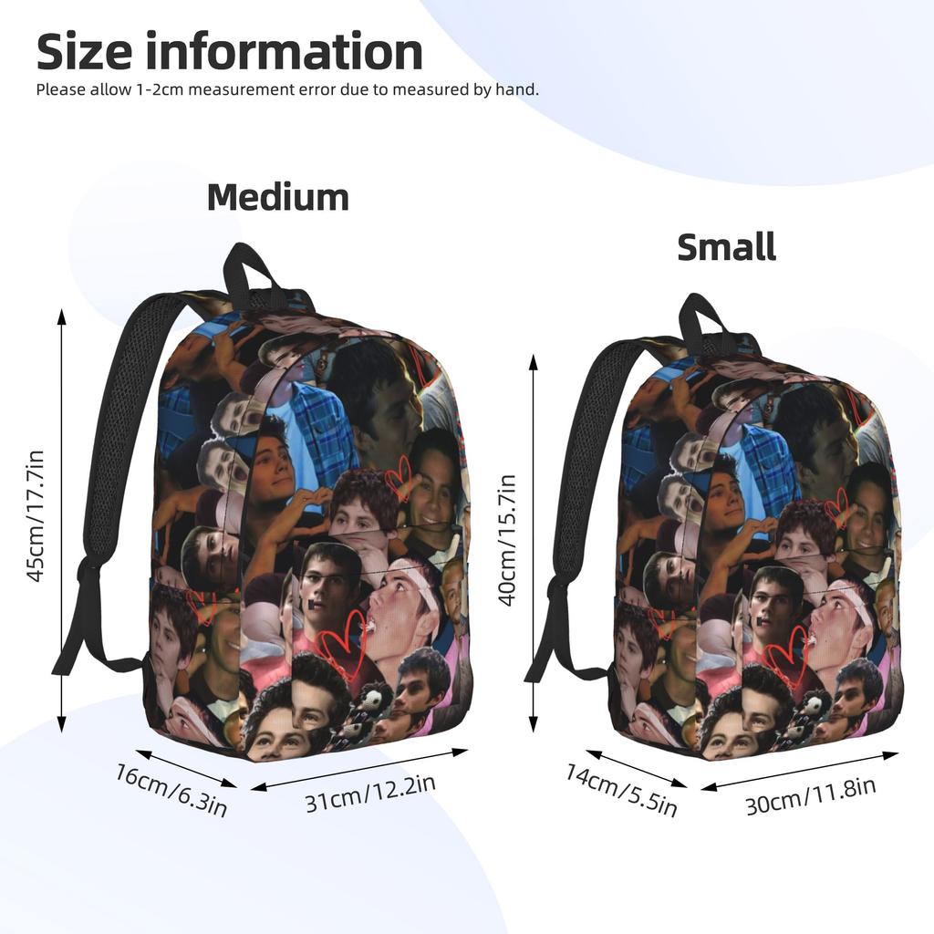 Dylan Obrien Actor Fashion Backpack Lightweight High School Work Daypack for Men Women Laptop Computer Shoulder Bag