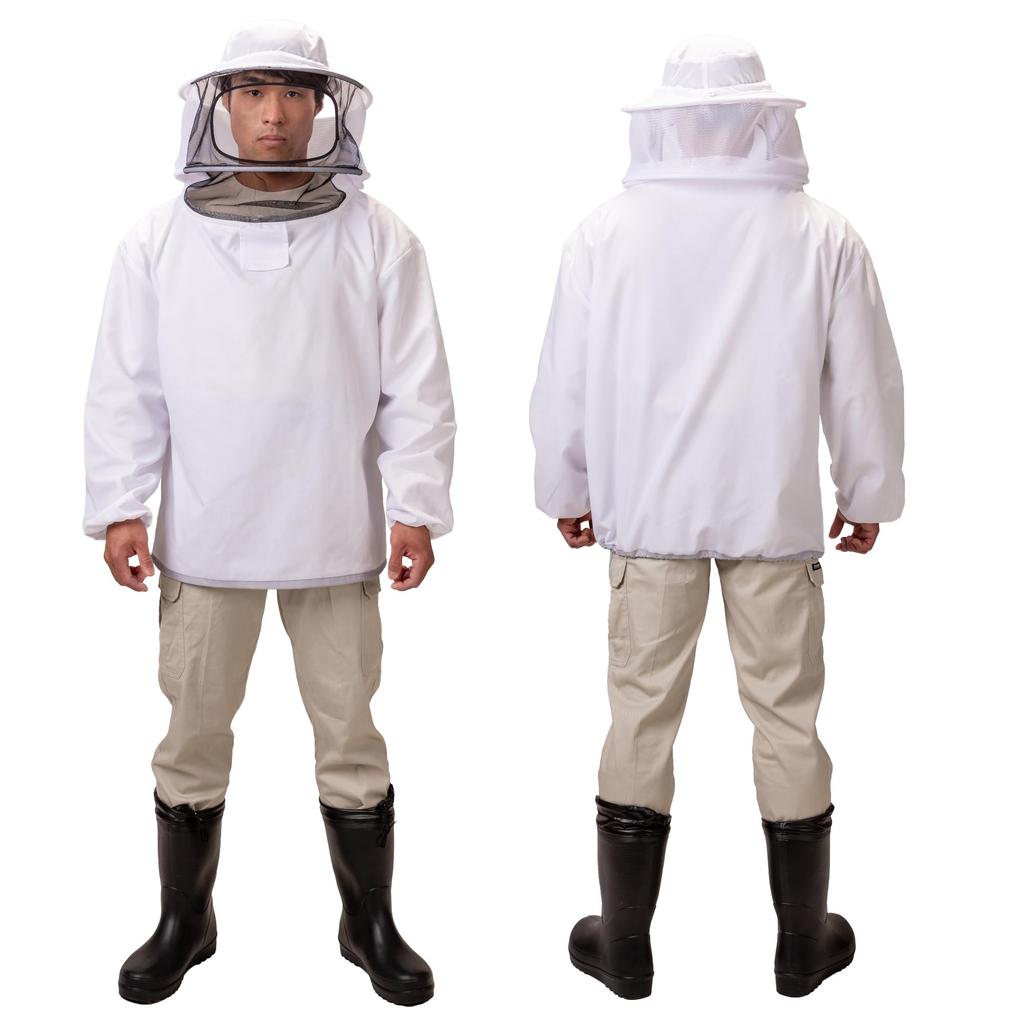 Dick Corporation Offisielt Beskyttende Bieholdingsdrakt Laget i og Mesh Bie Mygg Insekt Bieholdingsbeskyttelse Biebeskyttelse Hagearbeid Arbeidsdrakt, Mesh,