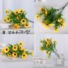 Faux Daisy Flower For Home Display And Photography With Durable Silk Material