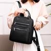 Yogodlns Fashion New Backpack Women Large Capacity School Bag for Teenager Travel Waterproof Oxford Rucksack Simple Black Pack