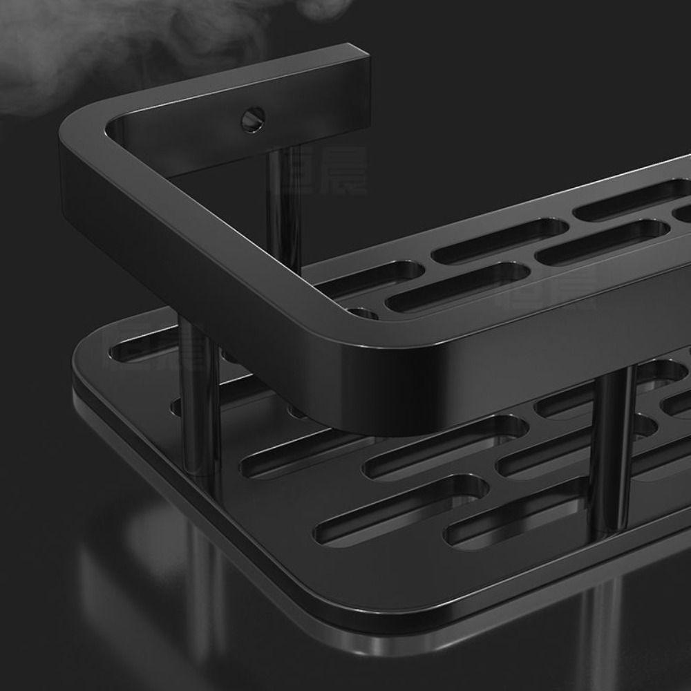 Cu cârlig fix Organizator de duș Montat pe perete Raft de duș Raft de depozitare multifuncțional Baie