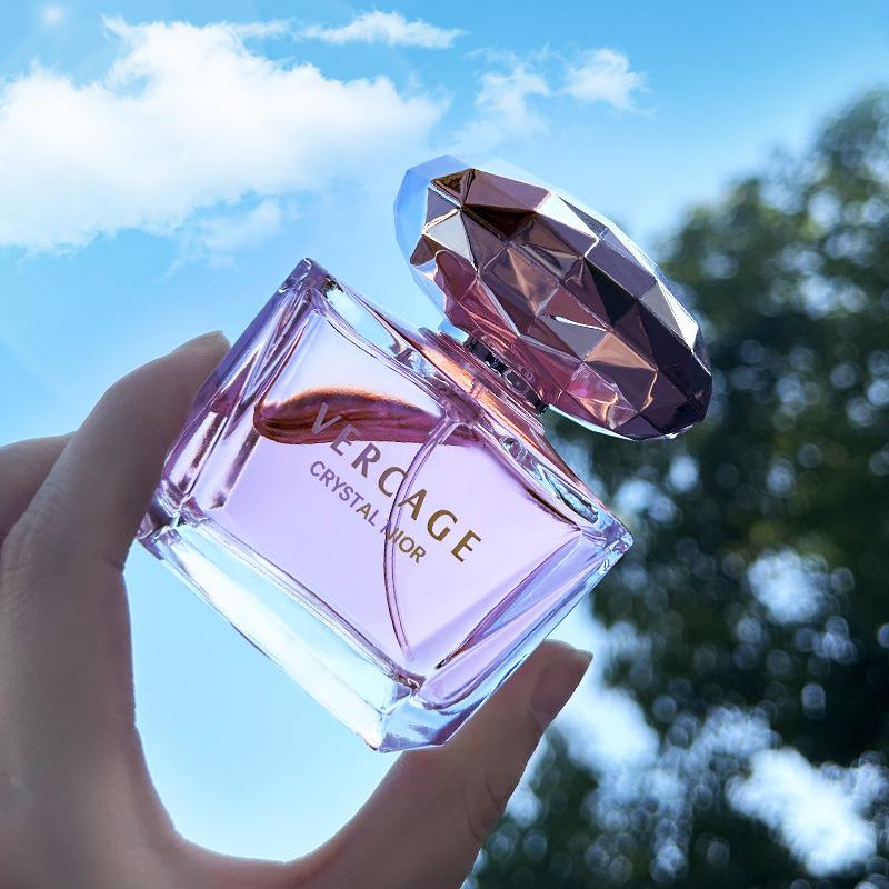Pink Crystal Diamond Eau de Toilette 50ml - Long-lasting Fresh Floral & Fruity Scent, Women's Perfume Featured by Douyin Influencers