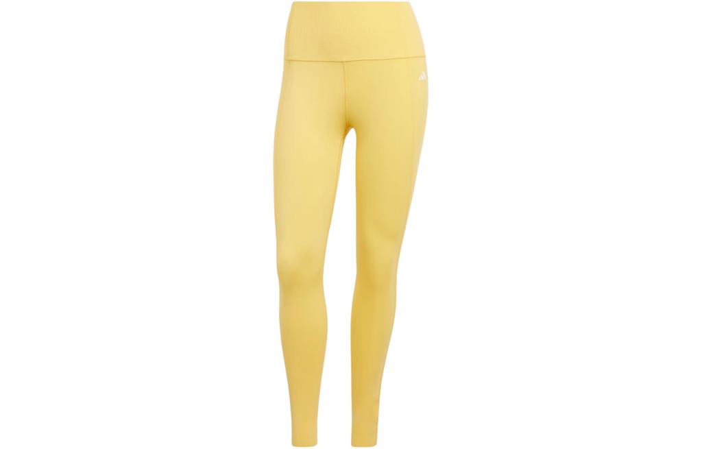 adidas Optime Power 7/8 Leggings Sports Pants Women's Bright Yellow IT6749