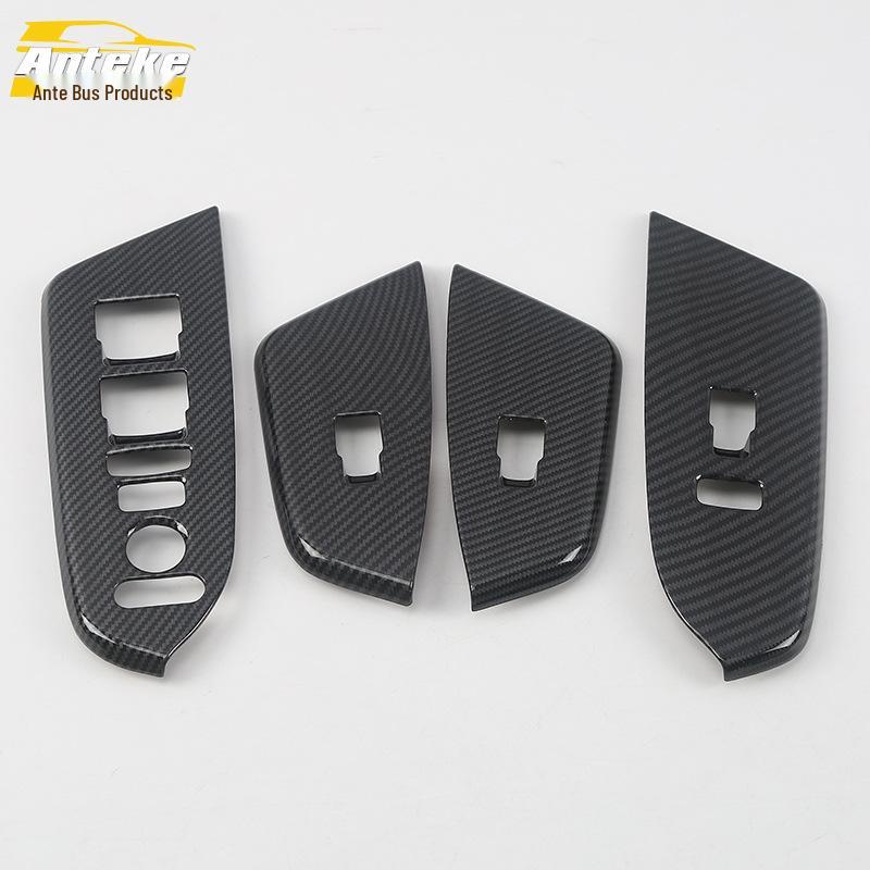 Fits 17 CRV: Car Door Window Armrest Lifting Button Decorative Frame Accessories