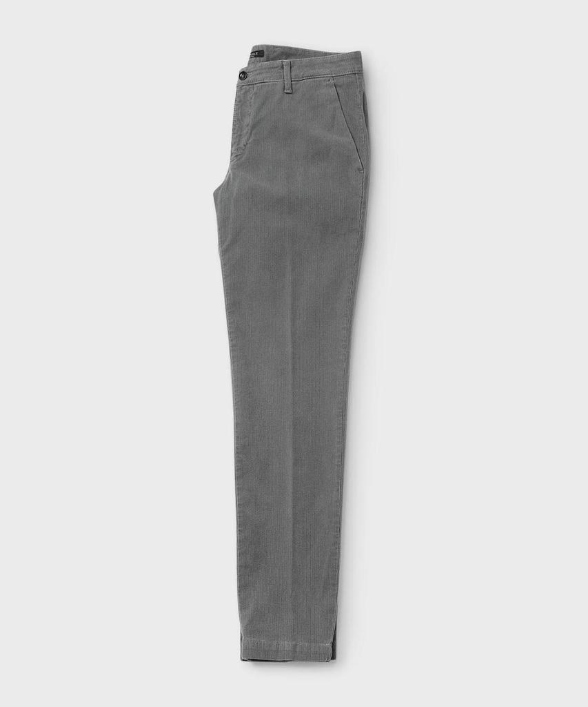 PANICALE Capri Fit Striped Textured Cotton Pants [Grey]